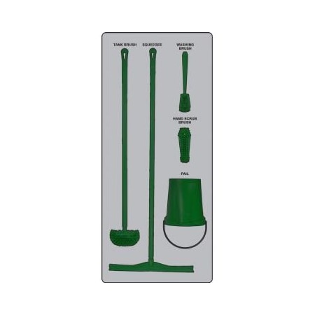 Accuform WET ZONE STOREBOARDS PSB113GTGN PSB113GTGN